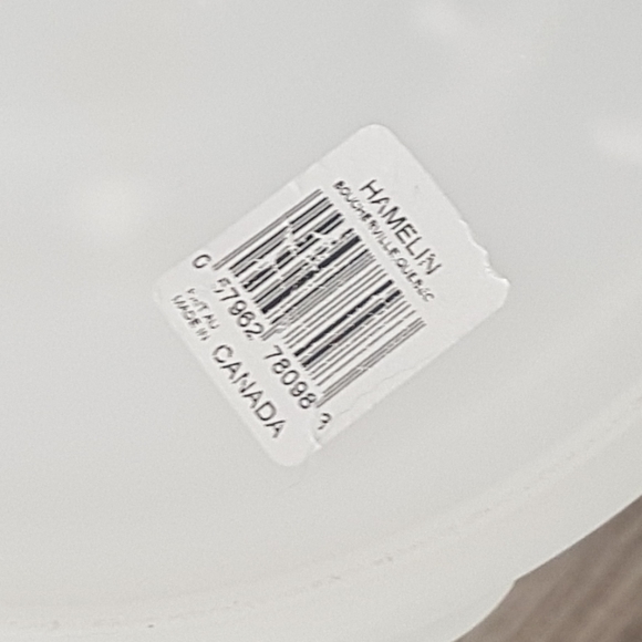 {FWP} [MISTRAL] 6-Gallon White Hamelin Garbage Bin with Locking Lid - Picture 9 of 9